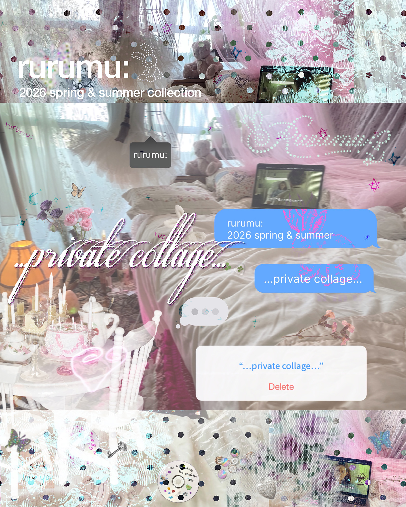 rurumu: 2026 spring & summer collection “…private collage…”