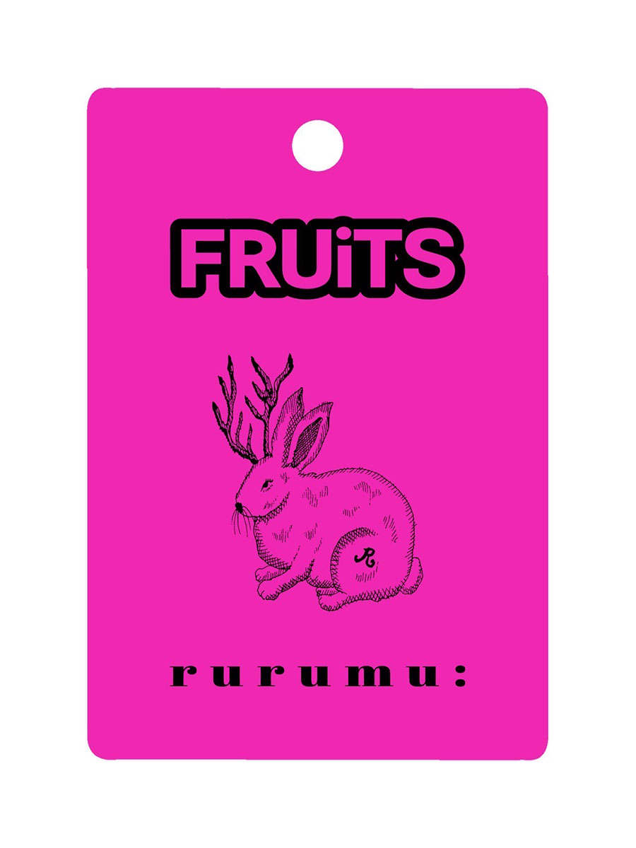 FRUiTS × rurumu:』コラボレーションsnap book、ニットジャカード 